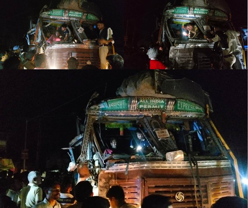 Major Mishap in Santokhgarh OutofControl Truck Crashes into Shop Driver Critically Injured
